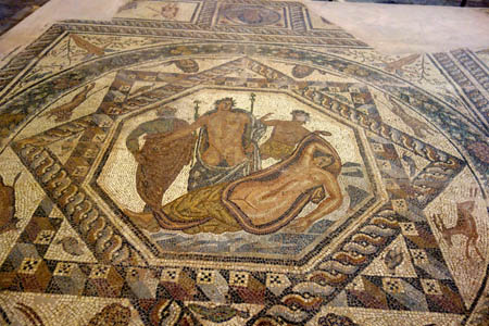 crte mosaque au musee archologique de la cane